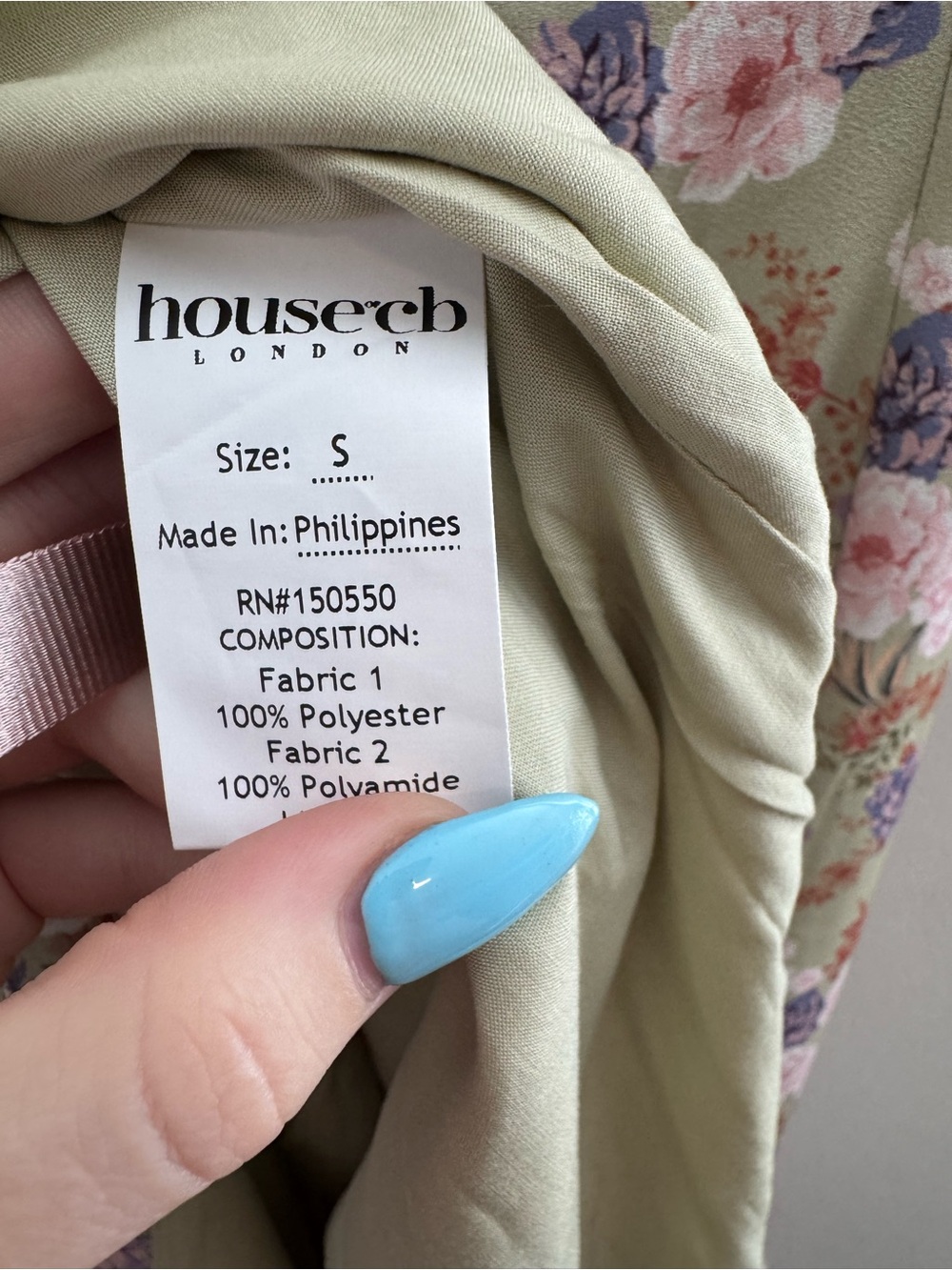 House of Cb NWT Charlotte Peony Print Midi Sundress - Picture 12 of 12